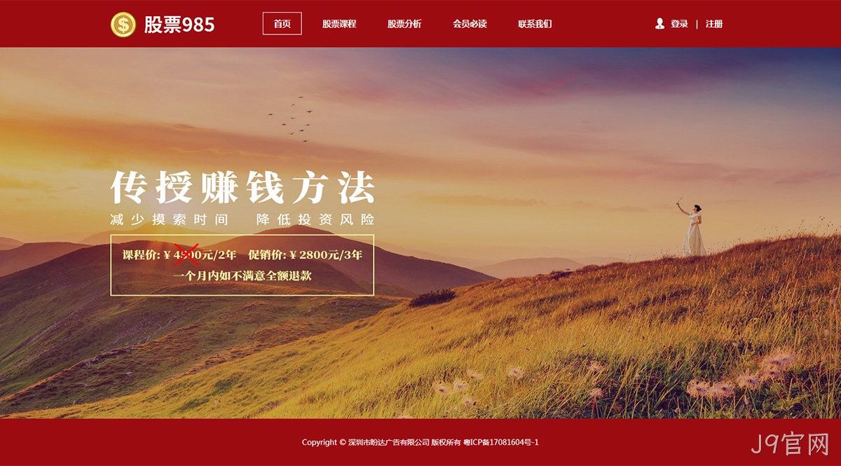 盼达广告网站案例