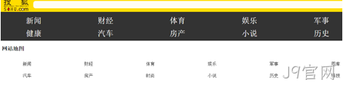 网站导航