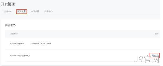 开发设置