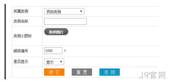 商品类别