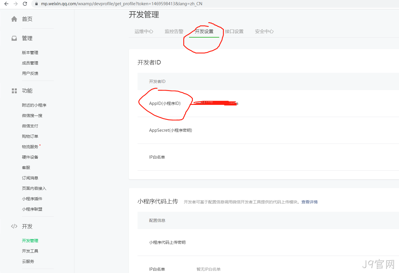 开发设置