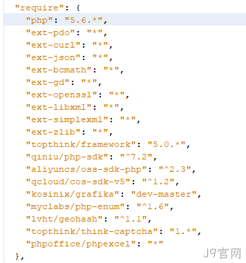 composer json