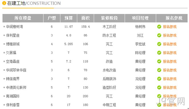 装修装饰网站建设